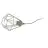 Eglo Lampe De Chevet Tarbes Acier Gris | Convient pour 1x E27